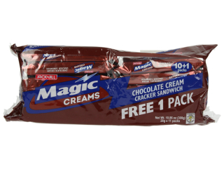Jack & Jill Chocolate Cream Crackers 308g (11 packs x 28g)